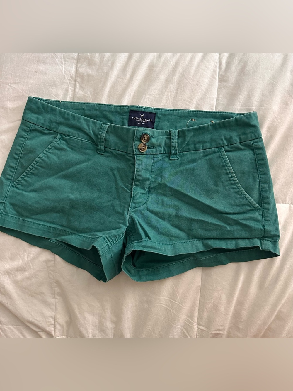 American Eagle Outfitters Teal Green Women's  Shorties